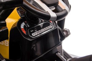 Ramiz Pojazd MEGA Traktor D68 Z Przyczepką Żółty 19