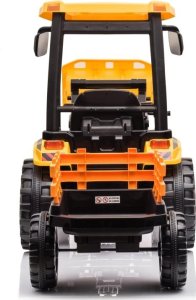 Ramiz Pojazd MEGA Traktor D68 Z Przyczepką Żółty 5