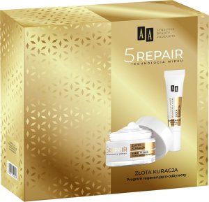 Oceanic AA Zestaw prezentowy Technologia Wieku 5Repair 60+ Złota Kuracja (Krem na dzień 50 ml+Krem pod oczy 15 ml) 1