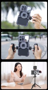 VRIG Obudowa Ramka Case Klatka Obudowa 3x ISO 10x 1/4'' do iPhone 14 PRO MAX / A0082 4