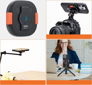 VRIG Uchwyt na System CLAW MINI na Gwint 1/4'' do Telefonu Smarftona VRIG / MG-01L 8