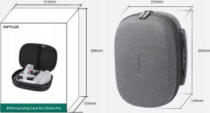 HiFylux Futerał Etui Pokrowiec Case Walizka na Okulary Gogle VR APPLE VISION PRO / AP-BF44-D 7