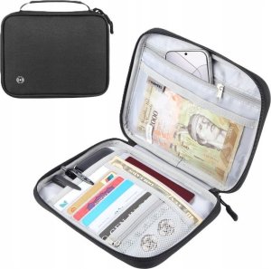 Haweel Portfel Podróżny Etui na Dokumenty Paszportówka Saszetka do Samolotu RFID / HWL2131B 4