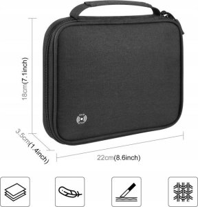 Haweel Portfel Podróżny Etui na Dokumenty Paszportówka Saszetka do Samolotu RFID / HWL2131B 9
