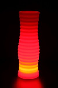 Techly Wazon na kwiaty z podświetlaniem LED RGB i pilotem 5