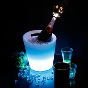 Techly Techly Wiaderko do lodu z podświetlaniem LED RGB i pilotem 2