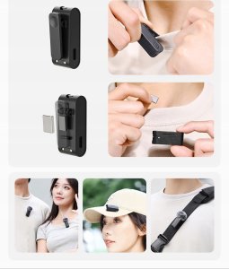 Mikrofon Ulanzi Mikrofon Bezprzewodowy na USB USB-C TYPE-C i Mini Jack 3.5mm / ULANZI A100 11