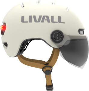 Livall Kask Miejski Livall L23 z Szybką Czujnikiem Upadku SOS i LED (L23-M-WHT) 5