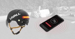 Livall Kask Miejski Livall L23 z Szybką Czujnikiem Upadku SOS i LED (L23-M-WHT) 7