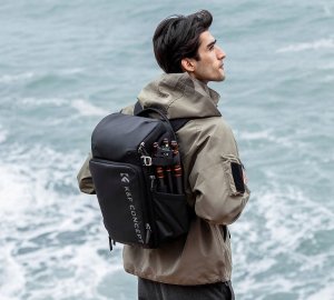 Plecak K+F Plecak Fotograficzny 25l Torba Foto na Aparat do CANON NIKON Alpha Air / KF13.128V4 / Czarny 10