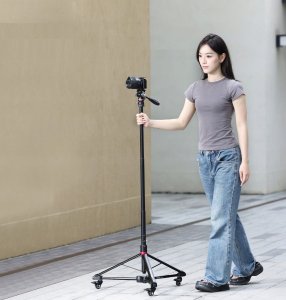 Statyw Ulanzi Wózek Statywowy Składany DOLLY Podstawka na Kółkach pod Statyw / ULANZI AT-02 3