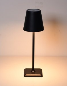 Lampa stołowa Techly Bezprzewodowa lampka LED stołowa dotykowa czarna 7