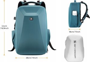 Plecak K+F Plecak Fotograficzny Foto na Aparat Lustrzankę DSLR do CANON NIKON SONY  K&F / KF13.134V2 Niebieski 11