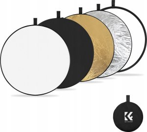 K+F Blenda Fotograficzna 5w1 DYFUZOR + ETUI Plener Studio Okrągła 110cm 110 / K&F / KF18.0003 4