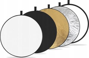 K+F Blenda Fotograficzna 5w1 DYFUZOR + ETUI Plener Studio Okrągła 110cm 110 / K&F / KF18.0003 10