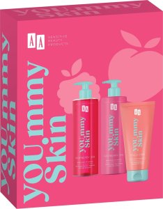 Oceanic AA Zestaw prezentowy You.mmy Skin Raspberry (Żel pod prysznic 400 ml+Krem do ciała 400 ml+Peeling do ciała 200 ml) 1