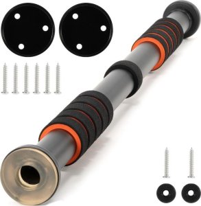 Maxxiva MAXXIVA Drążek do ćwiczeń, 63-100 cm, czarno-pomarańczowa 1