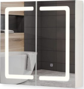 Lustro Miadomodo MIADOMODO Szafka z lustrem z oświetleniem LED, 65 x 65 cm 1