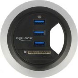 HUB USB Delock 1x SD 1x microSD  + 3x USB-A 3.0 (62869) 4