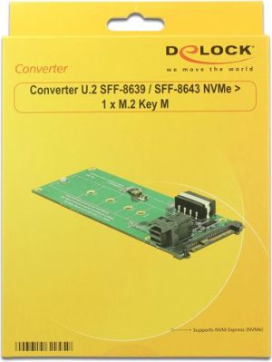 Delock Konwerter U.2 SFF-8639 / SFF-8643 NVMe > 1x M.2 z wpustem M (62945) 7
