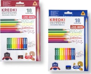 Penword Kredki PENWORD ołówkowe 18 kolorów z temperówką 2