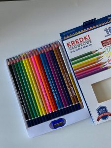 Penword Kredki PENWORD ołówkowe 18 kolorów z temperówką 3