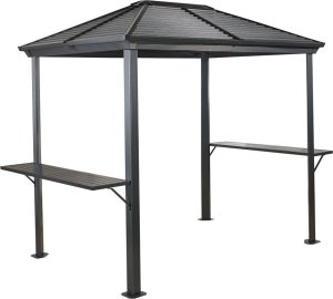 SOJAG Metalowy pawilon grillowy Dakota Antracyt 178x243x246cm 1