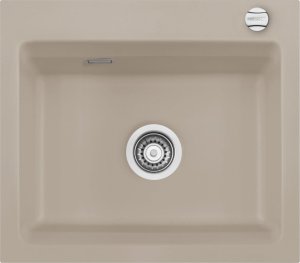 Zlewozmywak SYSTEMCERAM Systemceram Kara 57 Fango zlewozmywak ceramiczny, korek manualny 1
