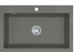 Zlewozmywak SYSTEMCERAM Systemceram Mera 80 Lava Zlew ceramiczny, korek manualny 1