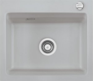Zlewozmywak SYSTEMCERAM Systemceram Kara 57 Tytan zlewozmywak ceramiczny, korek manualny 1