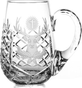 Crystal Julia Crystal Julia Kufel grawerowany do piwa hubertus kryształowy 05629 1