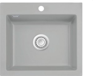 Zlewozmywak SYSTEMCERAM Systemceram Mera 57 Titan, Zlew ceramiczny, korek manualny 1
