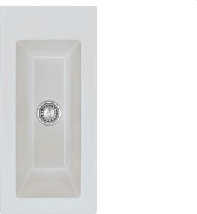 Zlewozmywak SYSTEMCERAM Systemceram Mera 24 Alu, Zlew ceramiczny, korek manualny 1