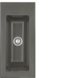 Zlewozmywak SYSTEMCERAM Systemceram Mera 24 Lava, Zlew ceramiczny, korek manualny 1