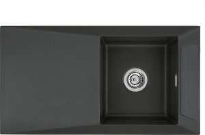 Zlewozmywak SYSTEMCERAM Systemceram SIRO 90 Schiefer, zlewozmywak ceramiczny, korek manualny 1