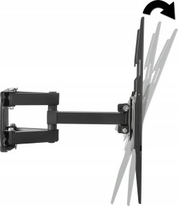 Pawonik OBROTOWY UCHWYT DO TELEWIZORA WIESZAK TV DO 70 CALI 600X400 VESA DO 50KG 6