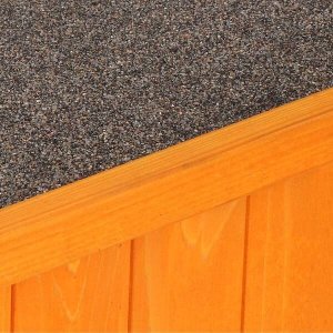 Springos Buda dla kota, psa drewniana z płaskim dachem 58x49,5 cm pomarańczowo-brązowa UNIWERSALNY 3