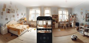 Kamera IP AOSU Kamera wewnętrzna Tuya Aosu SL-C2E z widokiem 360 Wyraźny obraz w nocy Inteligentne śledzenie 3