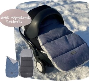 Rollersy Rollersy - Bezpieczny śpiworek samochodowy - Blue U 3