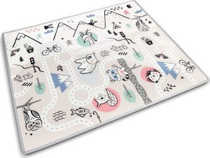 Nukido Mata piankowa edukacyjna zwijana 180 x 150 x 1,5 cm Nukido NK-342 2