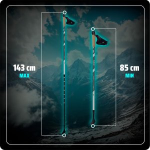Neo-Sport NeoSport Kije trekkingowe NS-383 7