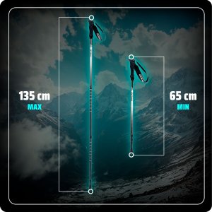 Neo-Sport NeoSport Kije trekkingowe NS-381 5