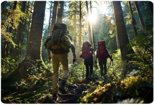 Neo-Sport NeoSport Kije trekkingowe NS-381 9