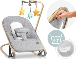 Nukido Leżaczek bujaczek z zabawkami NK-53 Nukido - szary 11