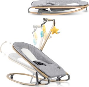 Nukido Leżaczek bujaczek z zabawkami NK-53 Nukido - szary 12