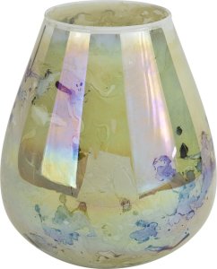 Dekor Pap Wazon szklany 23cm abstrakcja 2