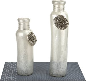 Dekor Pap Wazon szklany 40 cm dekoracyny IJ0082 6