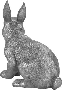 Armir Home Decorations Srebrny zając patrzący na bok 3