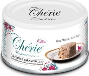 Cherie Cherie Karma w puszce dla kota MUS KITTEN TUŃCZYK 80g 1