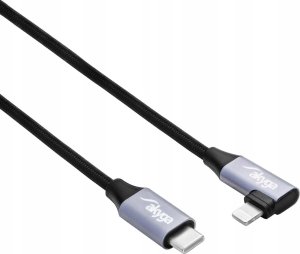 Kabel USB Akyga USB-C - Lightning 1 m Czarny (AK-USB-56) 2